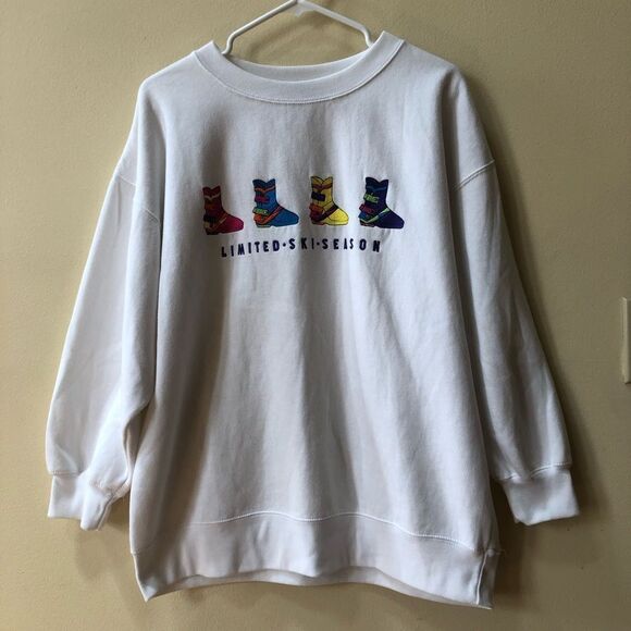 Vintage Limited Ski Season Sweatshirt - Picture 1 of 4